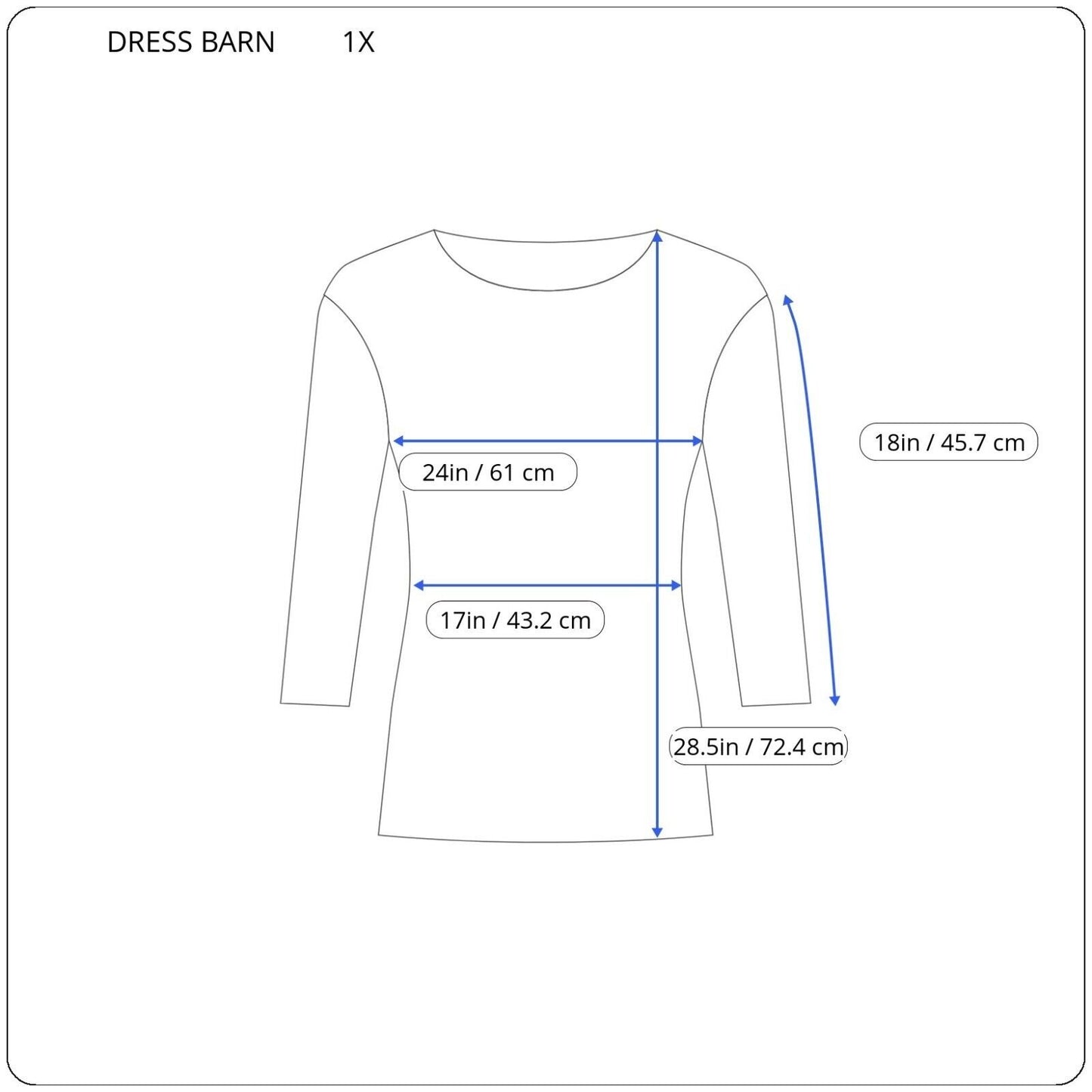 Dress Barn Womens Top 1X 3/4 Sleeve Red Tan Floral Poly Blend Sash Career Casual