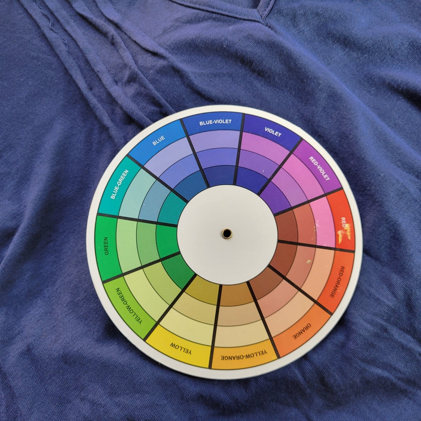 John Paul Richard Womens Top 1X Plus Tunic Crochet 3/4 Sleeve Pintucked Blue