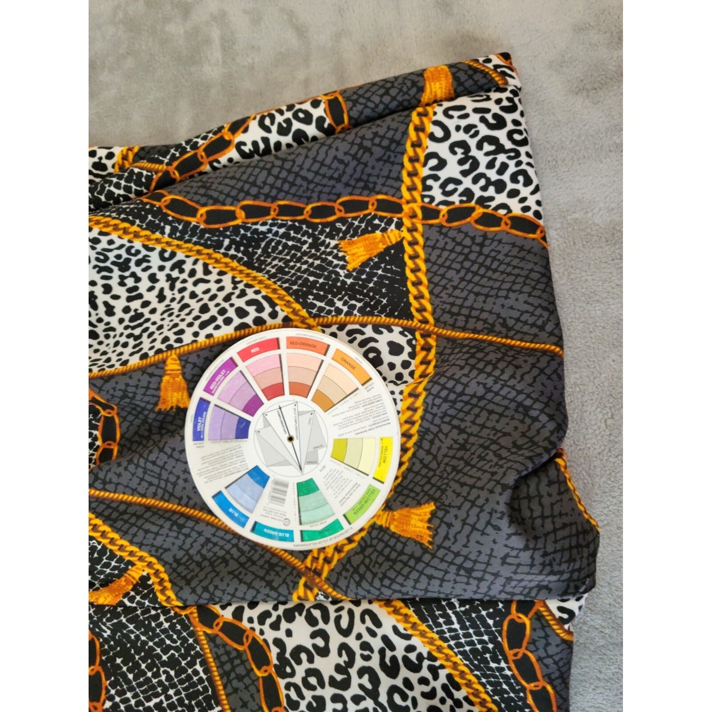 Ashley Sport Women Pants 22 24 Plus Jogger Pull On Comfy Animal Print Poly Blend