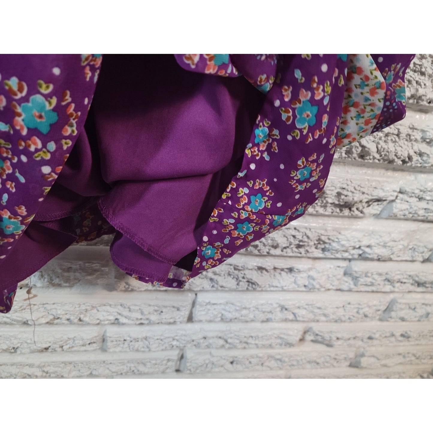 Mossimo Women Dress Extra Large Slim Mini Spaghetti Strap Purple Floral Comfy