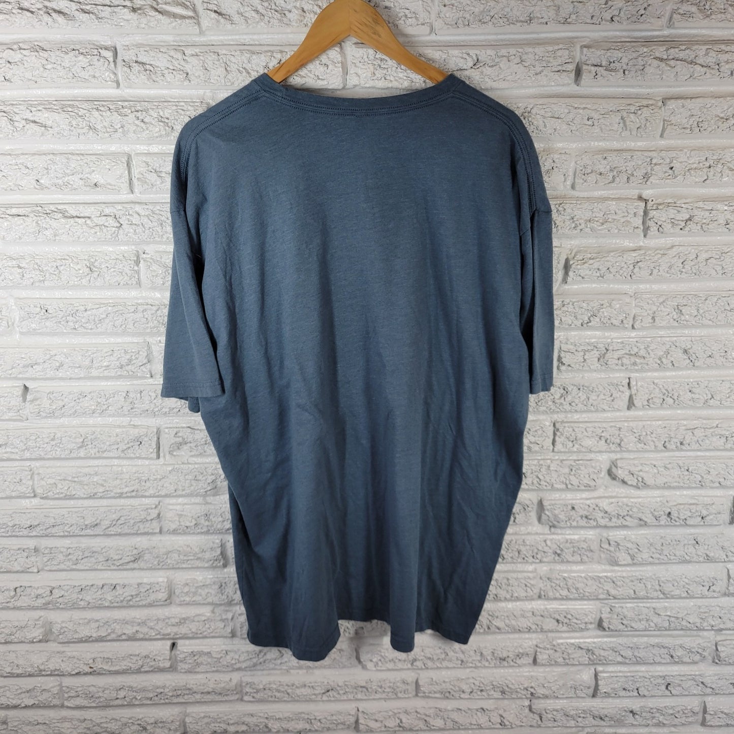 Next Level Monday Mornings 3XL Blue Cotton Blend Stretch Crew Neck BLU237E