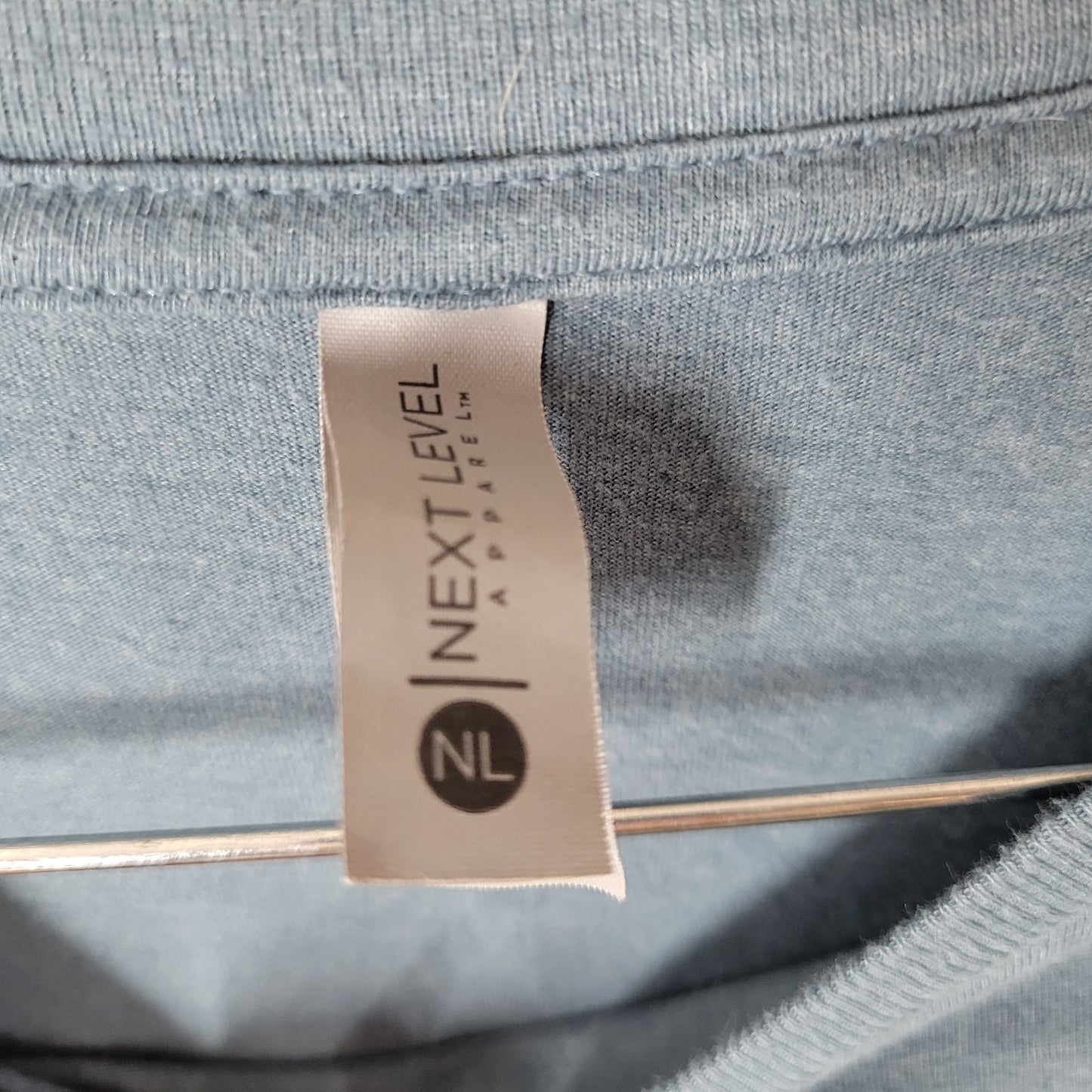 Next Level Monday Mornings 3XL Blue Cotton Blend Stretch Crew Neck BLU237E