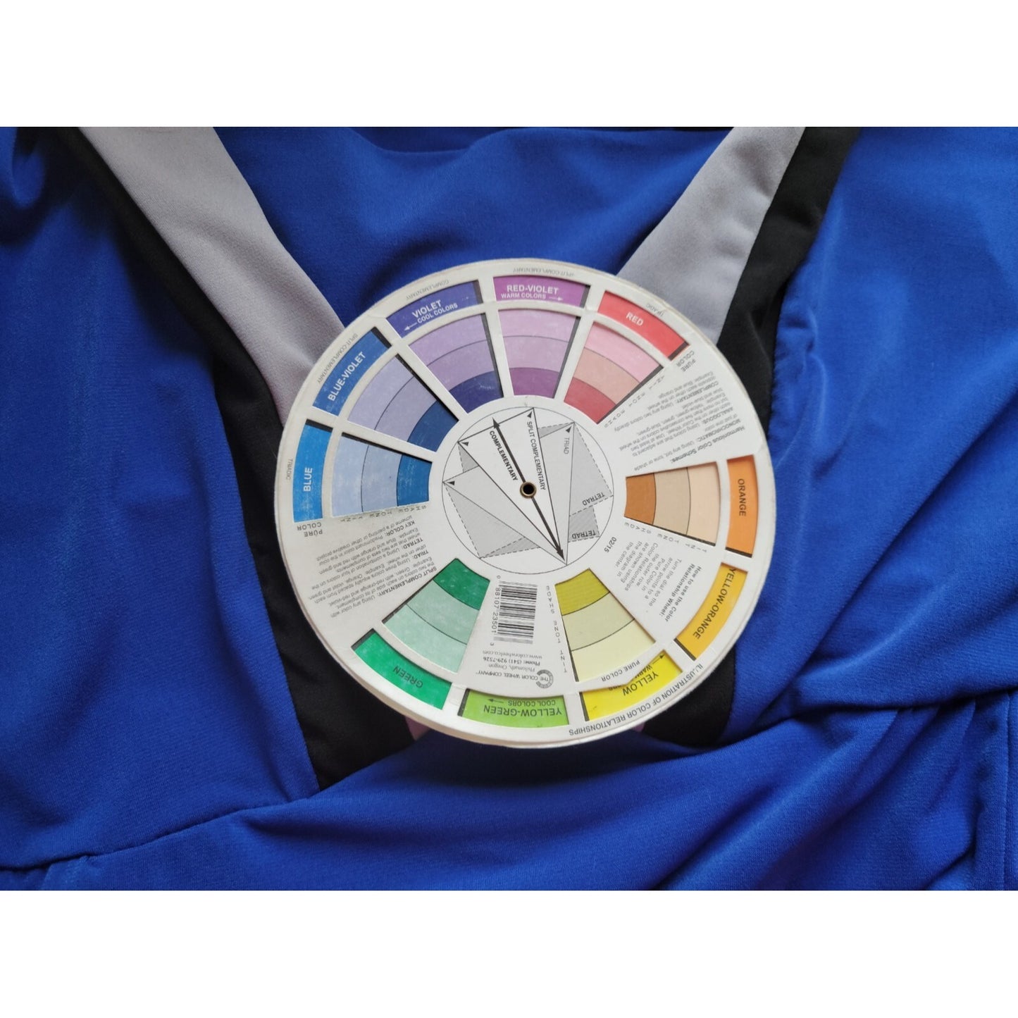 Lane Bryant Womens Top 18 20 Plus 3/4 Sleeve Blue Poly Blend Square Neckline