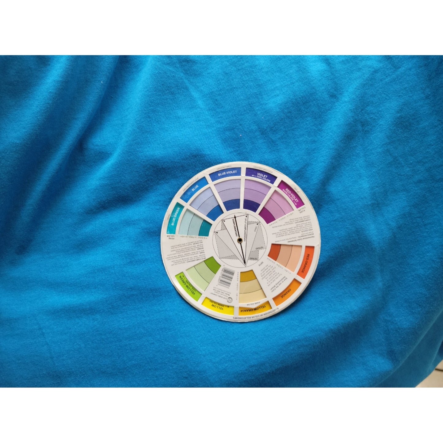 Roamans Women Top 4X Plus Short Sleeve Pullover Blue Cotton Deco Buttons Casual