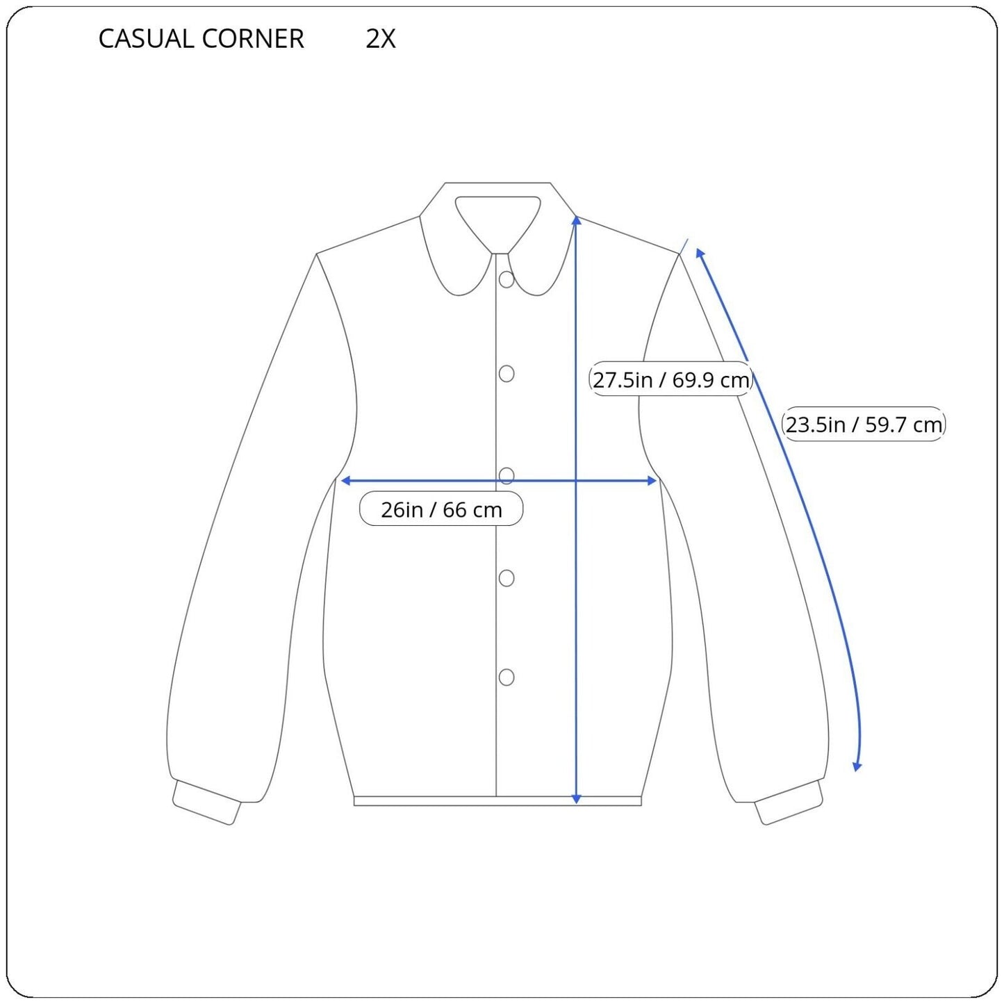 Casual Corner Annex Women Top 2X Lavender Stripe Collar Lightweight Cotton Blend