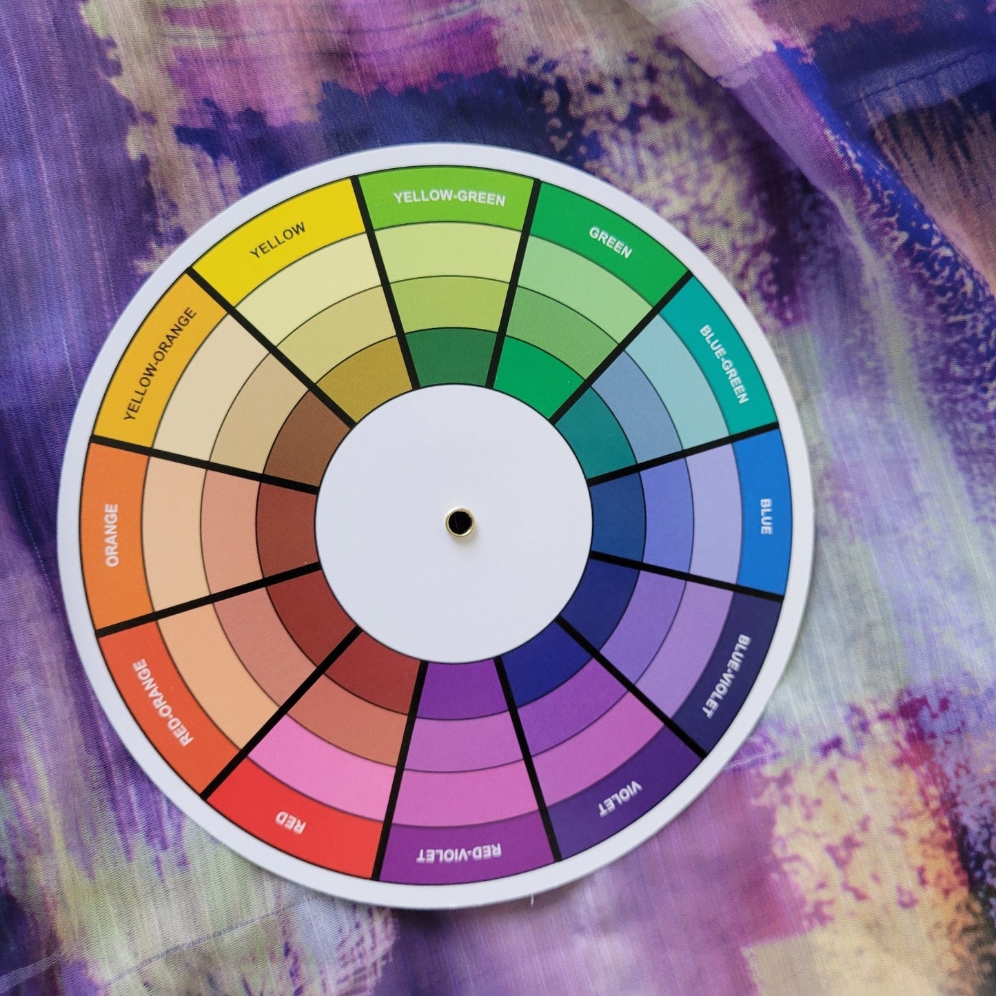 CJ Banks Womens Top 1X Plus Cap Sleeve Blue Purple Watercolor Lined Lightweight