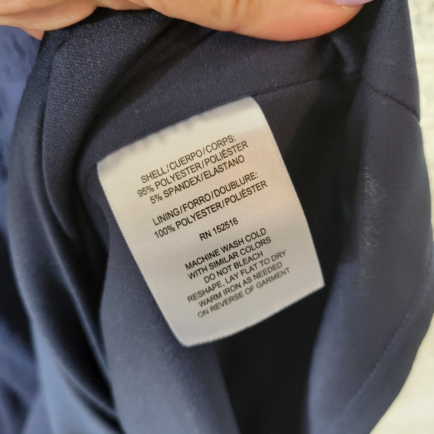 Sabrina Collective Women Dress 4X Plus Asymmetric  Blue Textured Zip Fit Flare