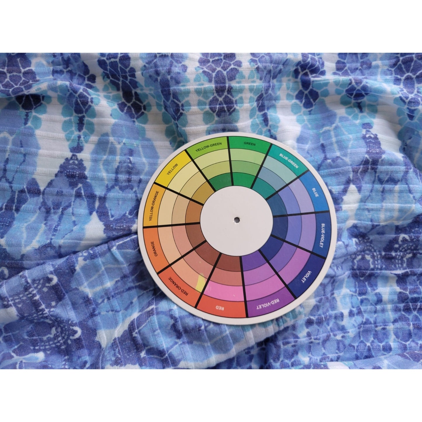 Coral Bay Womens Top Extra Large XL Tunic 3/4 Sleeve Blue Lightweight Pintuck