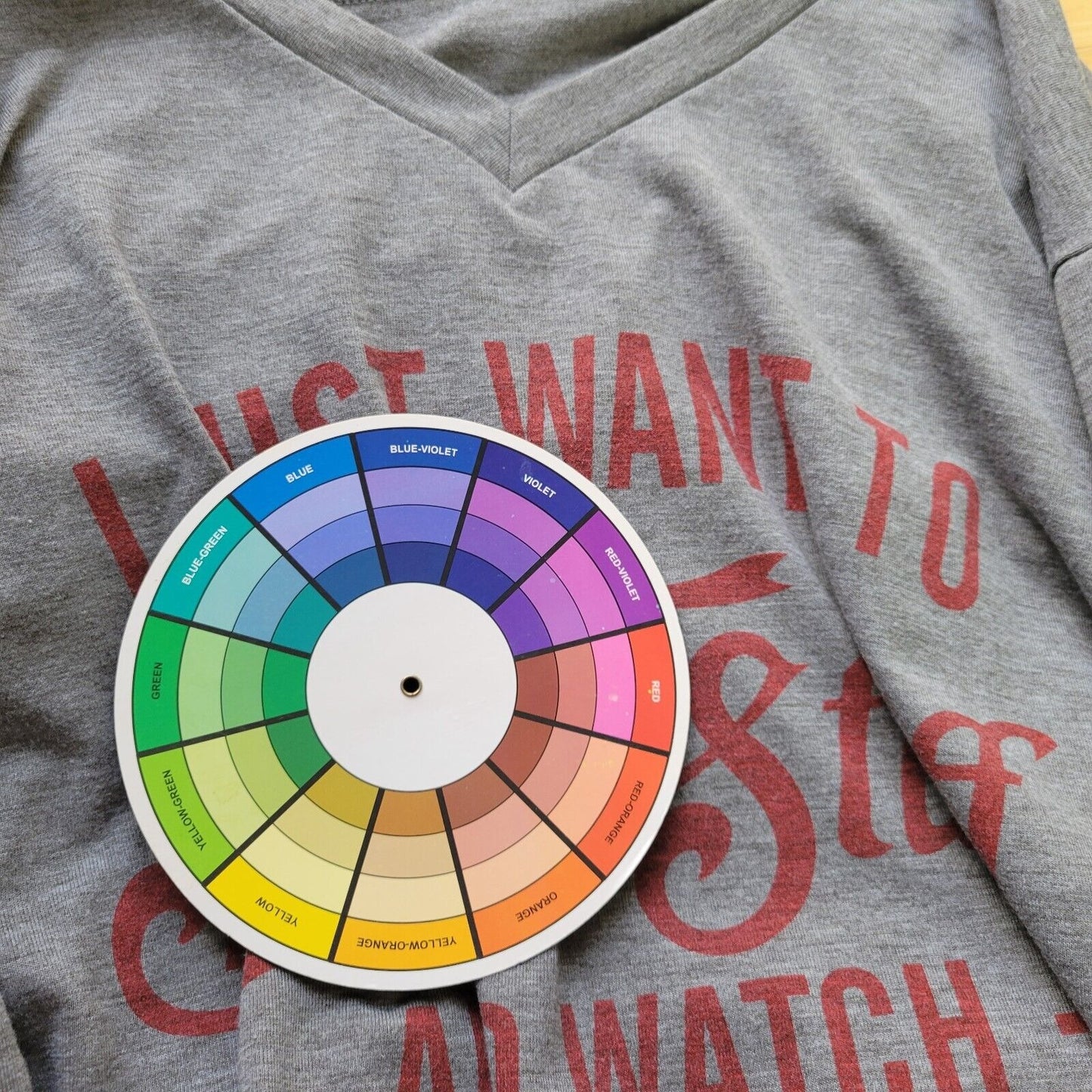 Christmas Womens Top 3XL Plus Tee Long Sleeve Gray Bake Stuff Christmas Movies