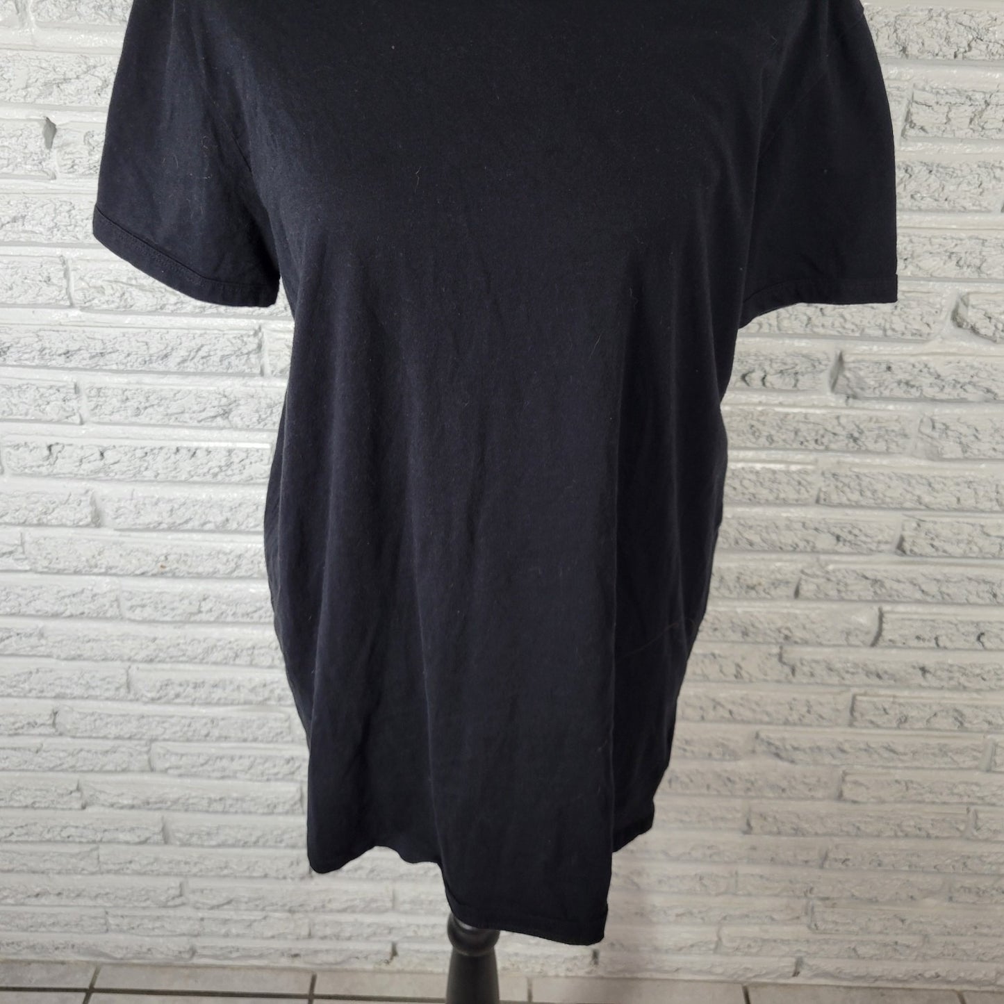 Lularoe Women Top Extra Large XL Tee Short Sleeve Black Cotton Blend Lightweight