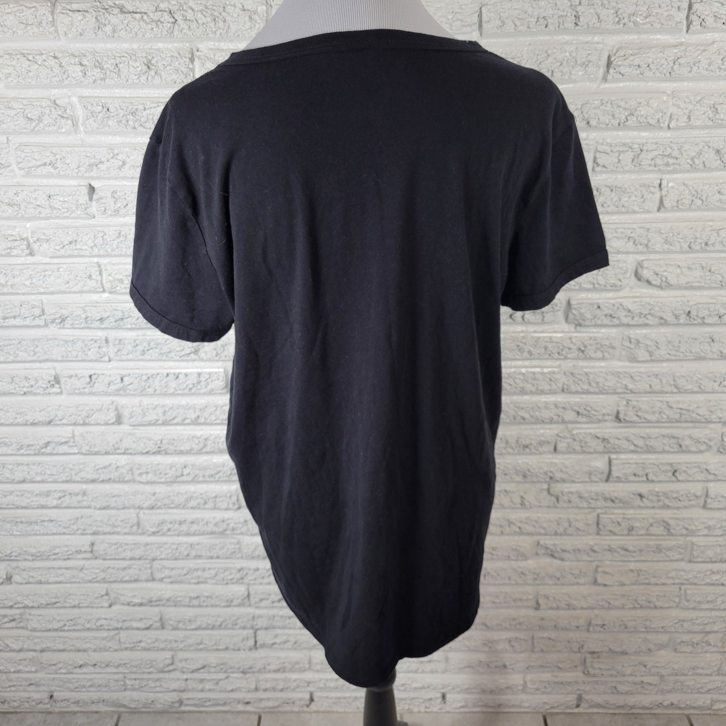 Lularoe Women Top Extra Large XL Tee Short Sleeve Black Cotton Blend Lightweight