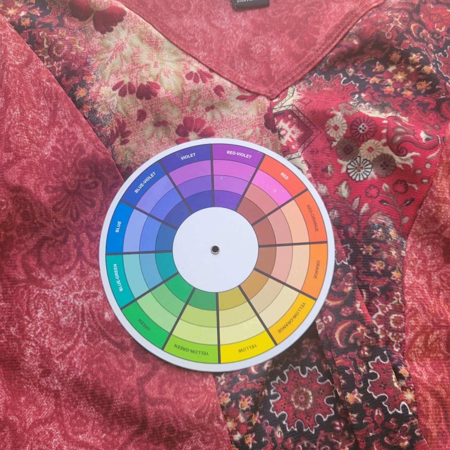 Venezia Womens Top 26 28 Plus Long Sleeve Red Floral Polyester Comfy Casual