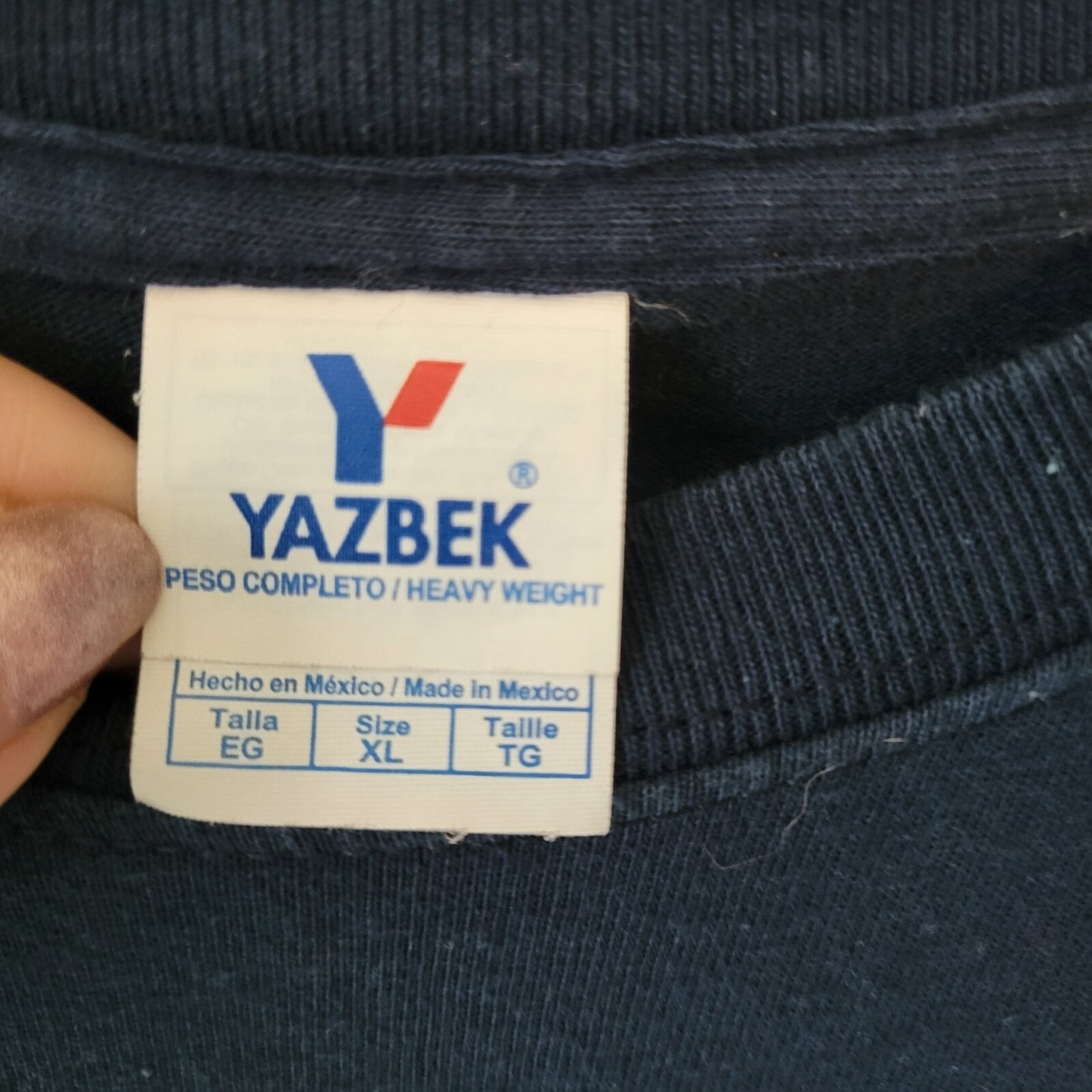 Progreso Yucatan Mexico Womens Top XL Tee Distressed Fringe Skull Black Cotton