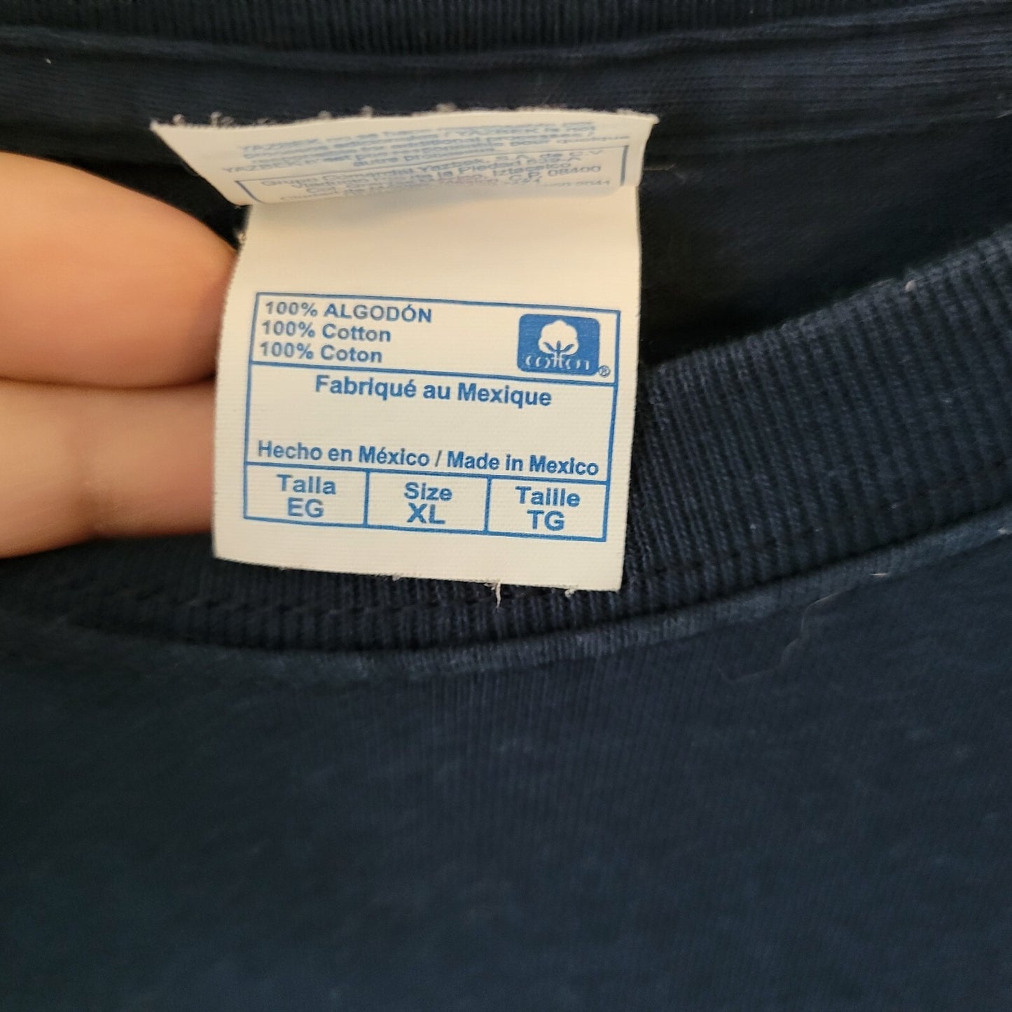 Progreso Yucatan Mexico Womens Top XL Tee Distressed Fringe Skull Black Cotton