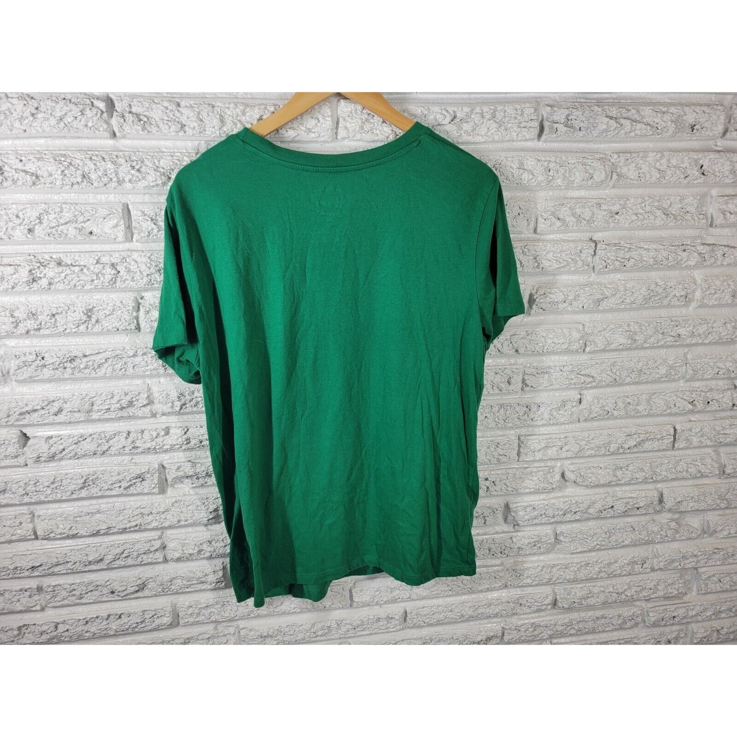 Disney Grumpy Adult Shirt 2X Tee Short Sleeve Dwarf Green Glitter Cotton Blend