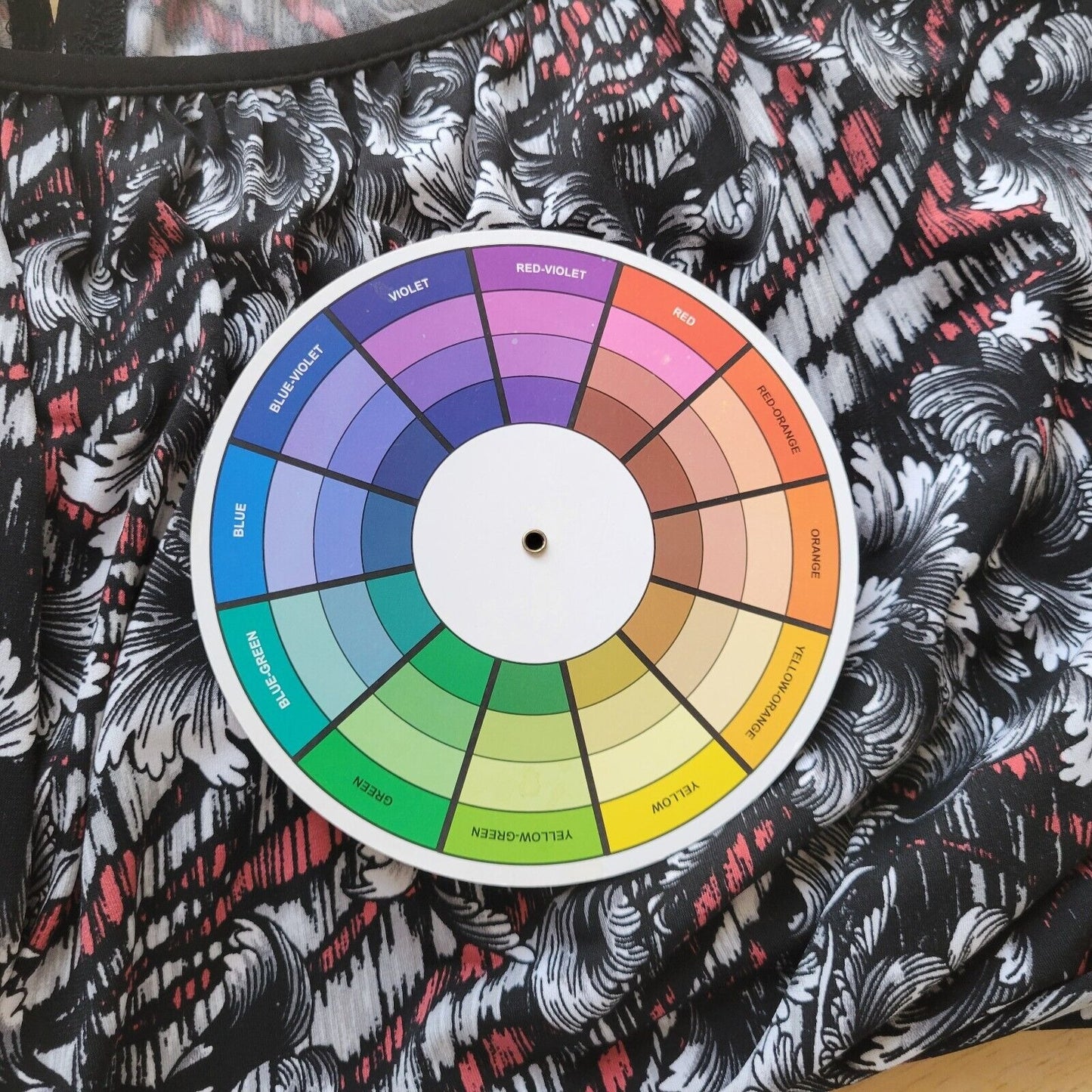 Cocomo Womens Top 1X Plus Dolman Sleeve Black Red Floral Poly Blend Keyhole Back