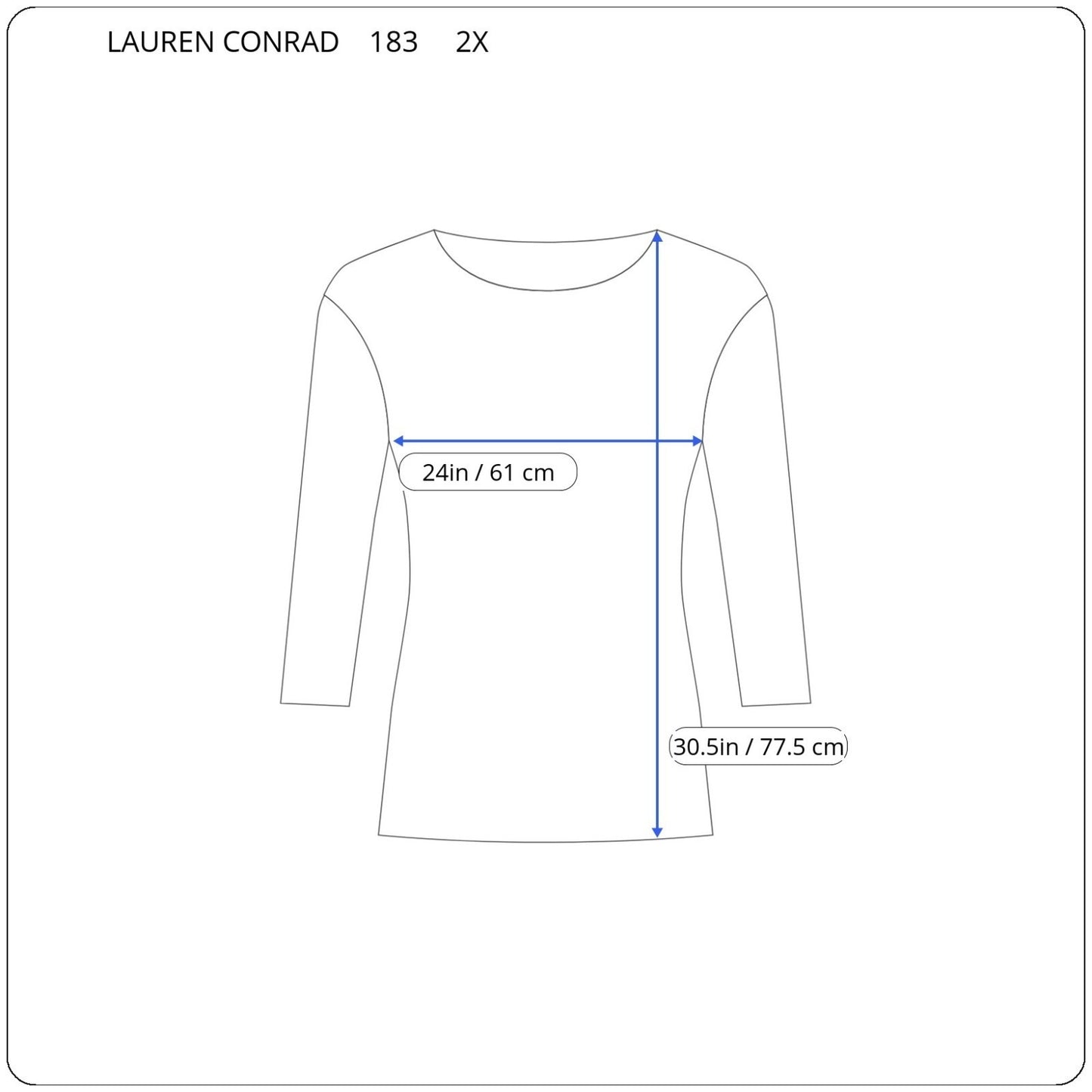 Lauren Conrad Womens Top 2X Plus Tunic Sheer Sleeve Black Floral Lined Polyester