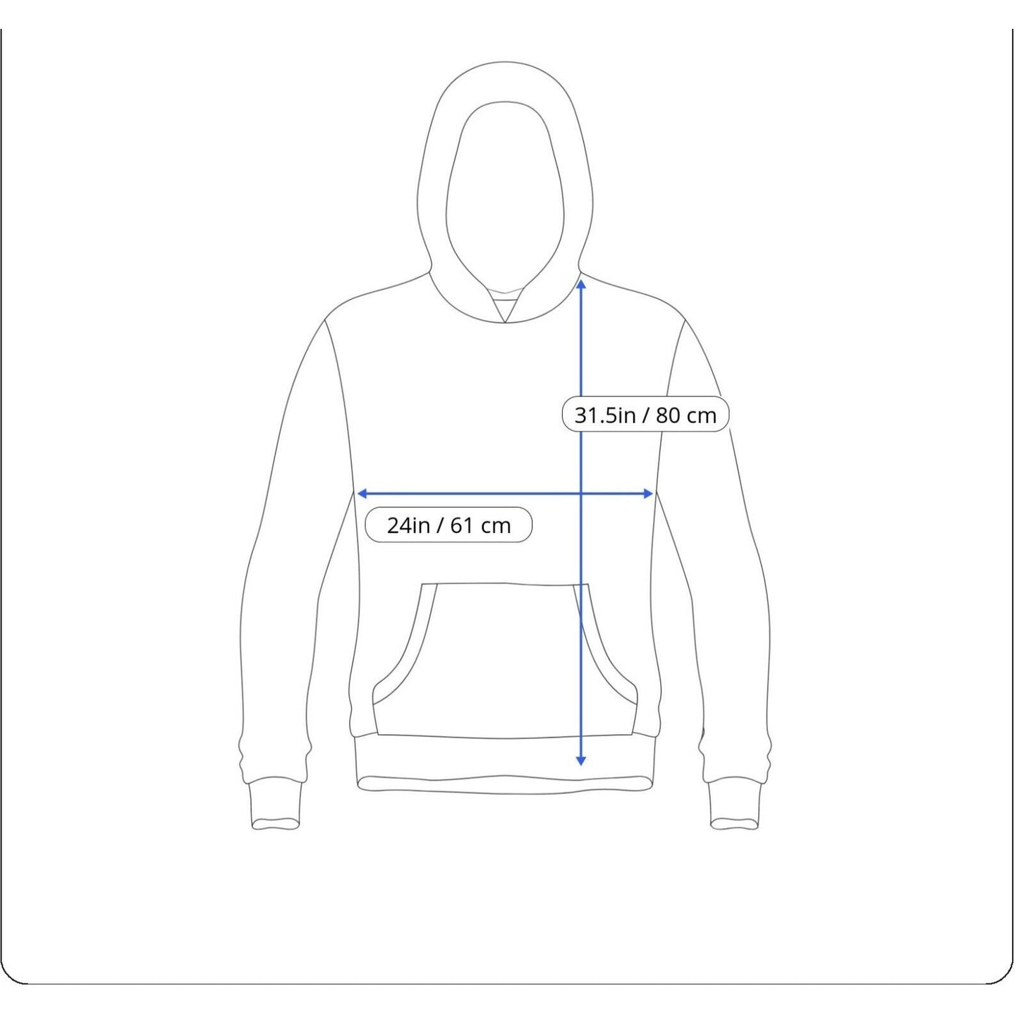 Fashion Bug Womens Sweater Extra Large XL Tunic Hoodie Blue Stripe Cotton Casual