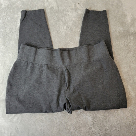 Tahari Womens Pants XXL Plus Capri Black Pull On Casual Nylon Rayon Spandex