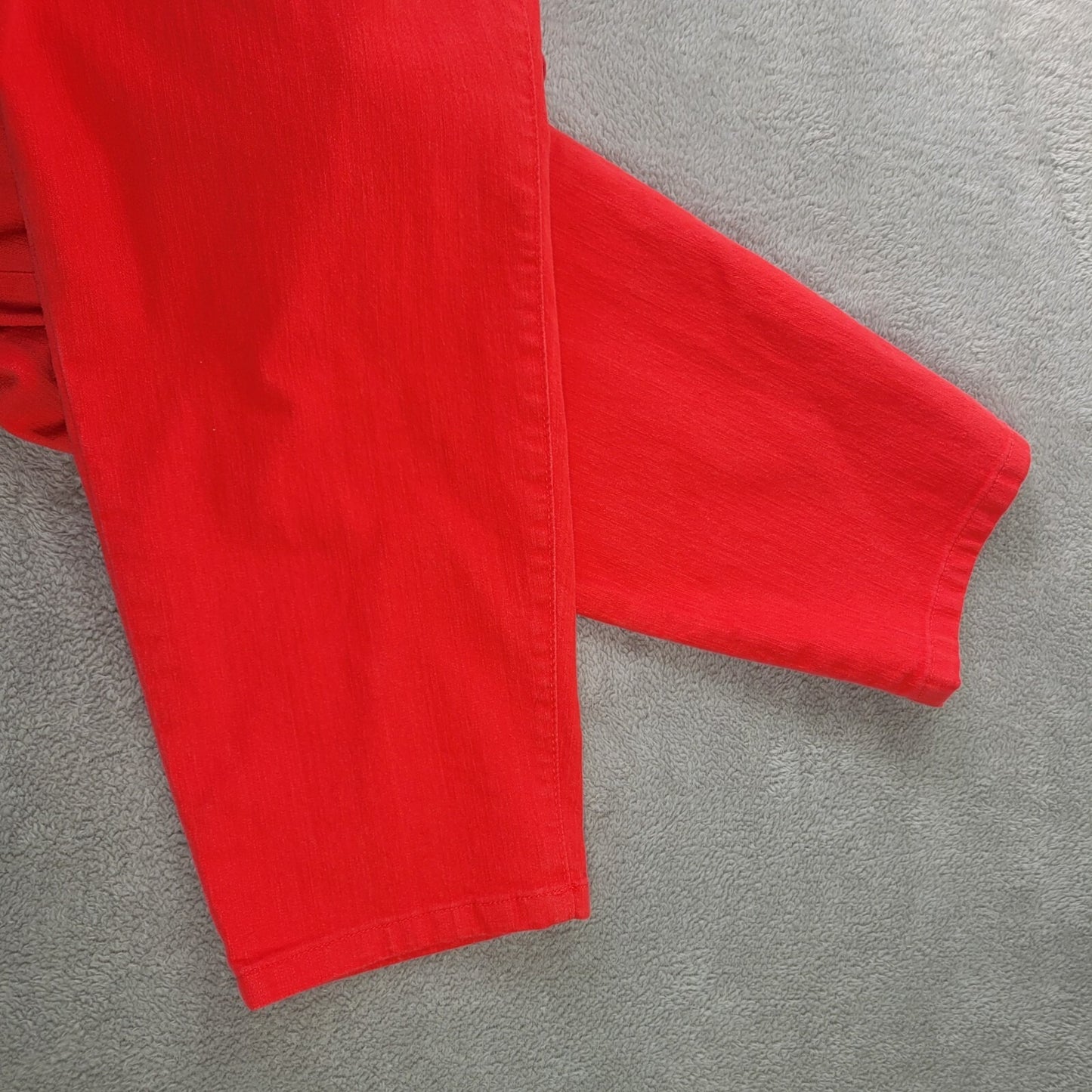 CJ Banks Signature Slimming Womens Jeans 20W Plus Pink Denim Comfy Straight Leg