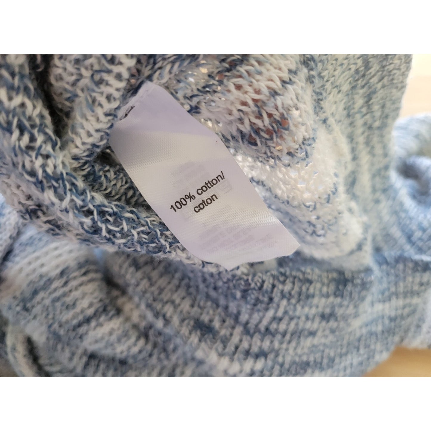 Maurices Womens Sweater Extra Large XL Pullover Lightweight Blue Dolman Sleeves