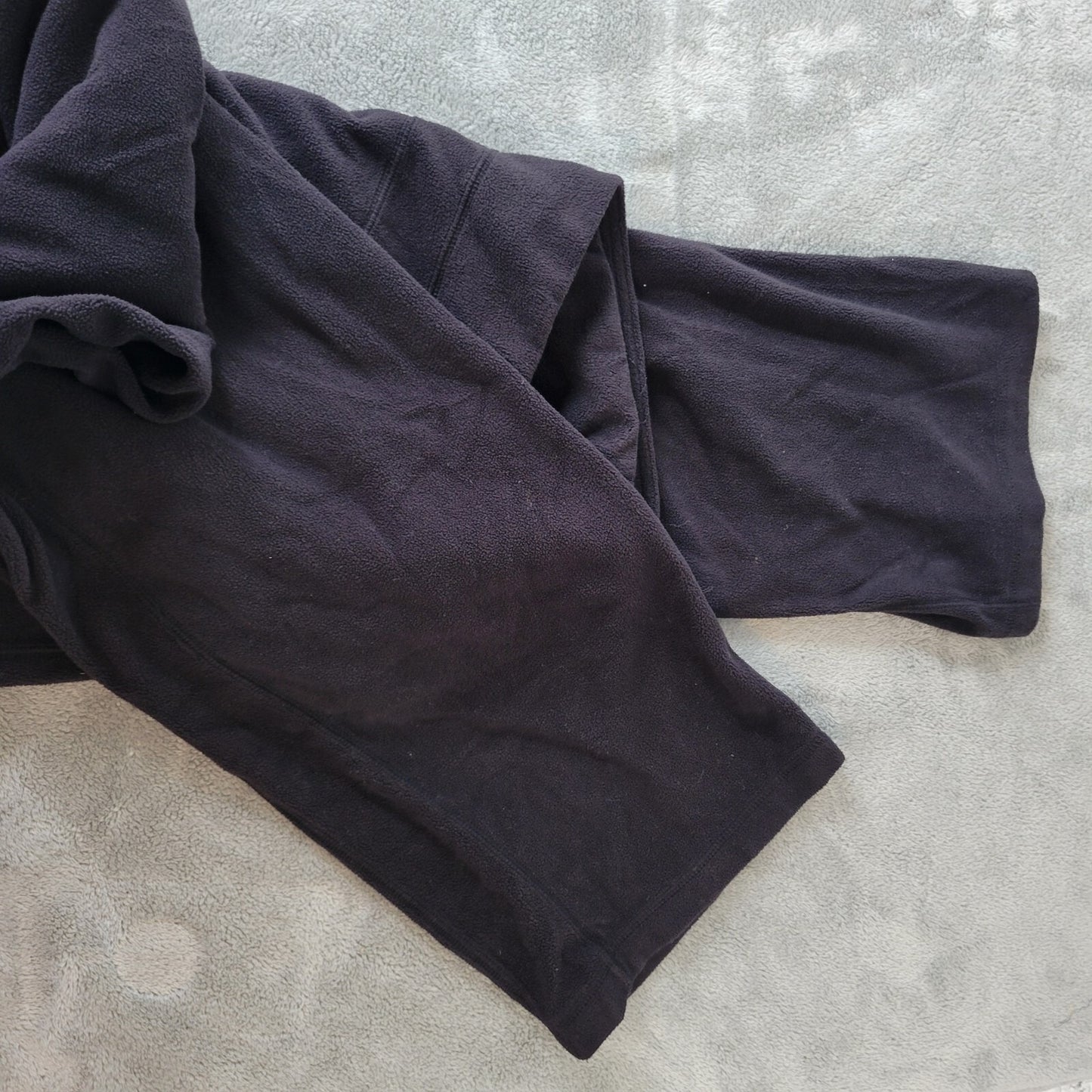 Tek Gear Womens Sweatpants 2X Plus Pull On Drawstring Pockets Black Polyester