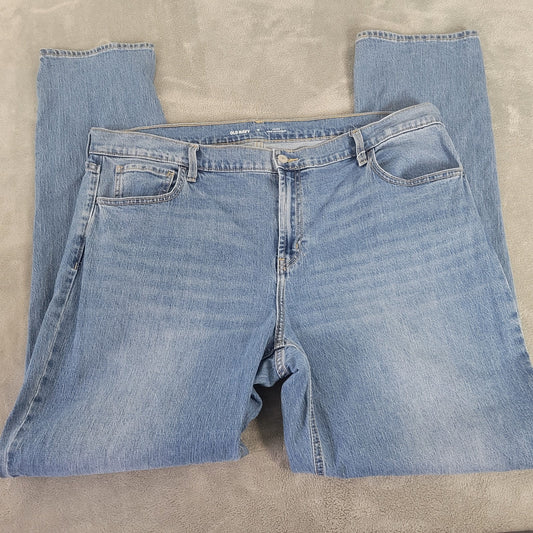 Old Navy Womens Jeans 18 Tall Wow Boyfriend Medium Blue Denim Wash Zip Fly