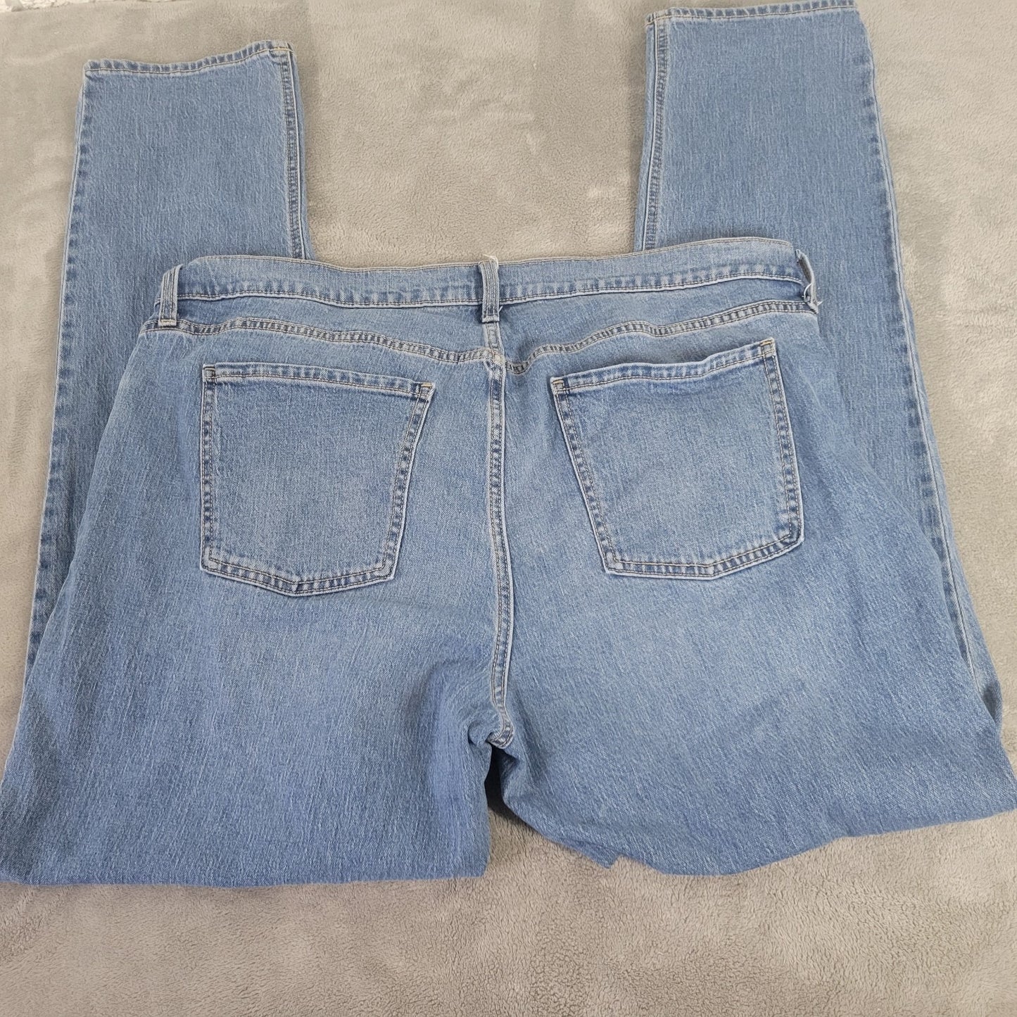 Old Navy Womens Jeans 18 Tall Boyfriend Straight Medium Wash Denim Stretch SL53E