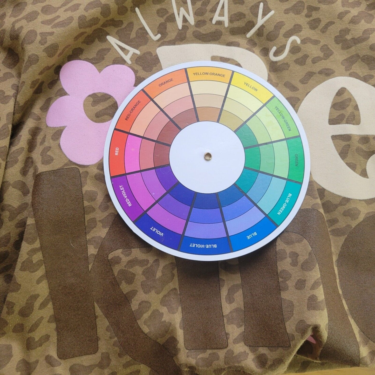 LIF Apparel Womens Top 3X Tee Tan Animal Print Ephesians 4:32 Always Be Kind