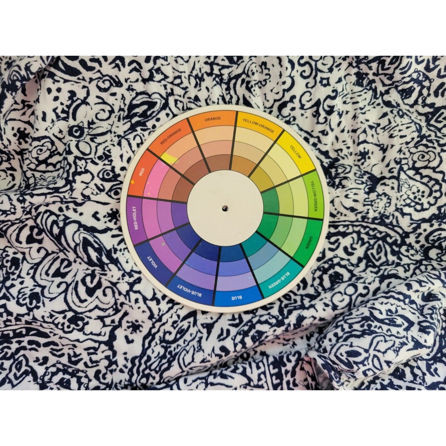 Faded Glory Women Top XXL 20 Long Sleeve Peplum Blue Floral Pleated Lightweight