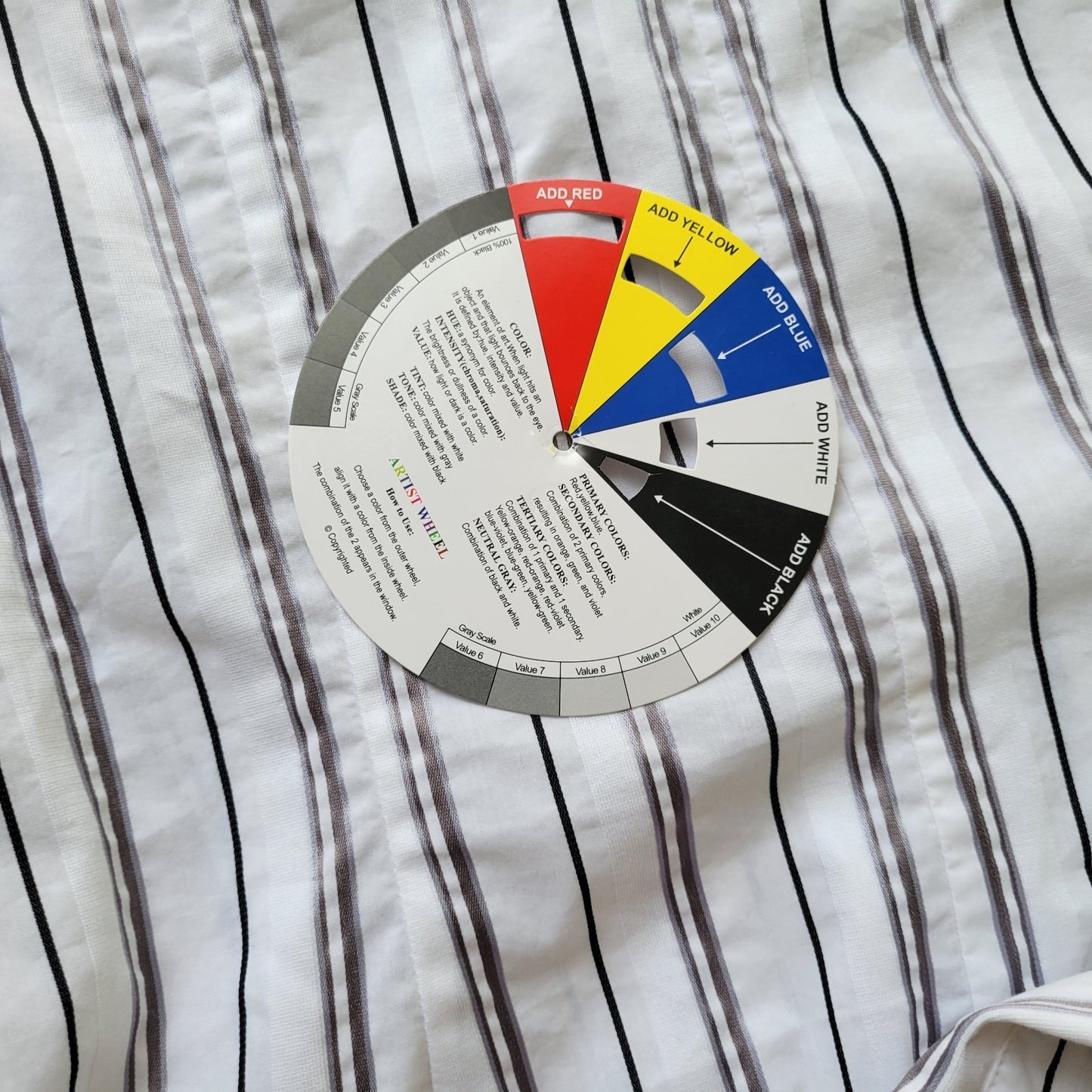 Lane Bryant Womens Top 18 20 Plus 3/4 Sleeve Button Up Gray White Stripe Pintuck