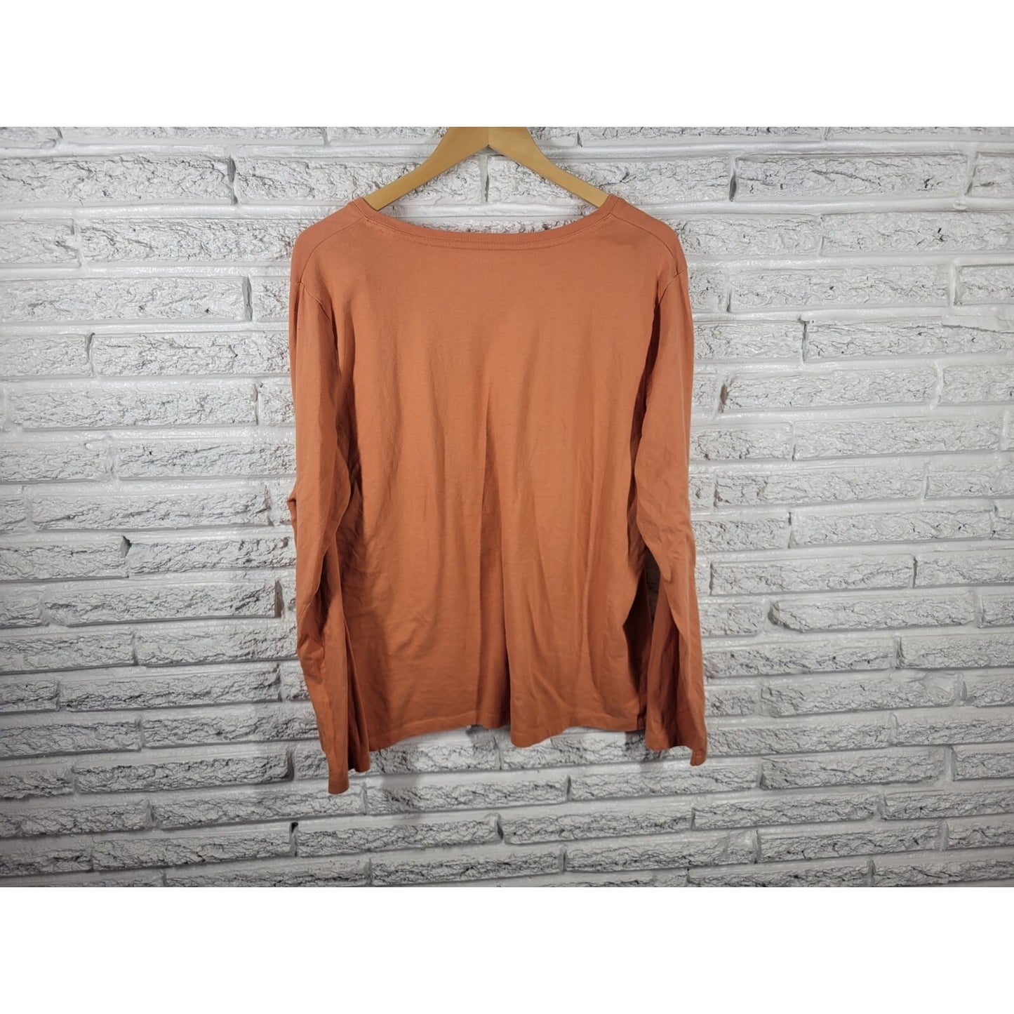 Sonoma Womens Top XL Tee Clarendon House Hyde Park London Cotton Blend Orange