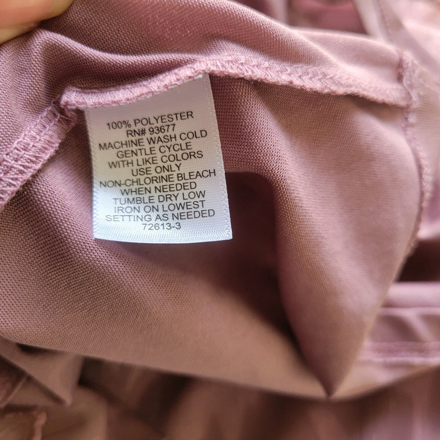 Liz Claiborne Womens Top 1X Plus Muted Lavender Tatted Camisole Metallic Thread