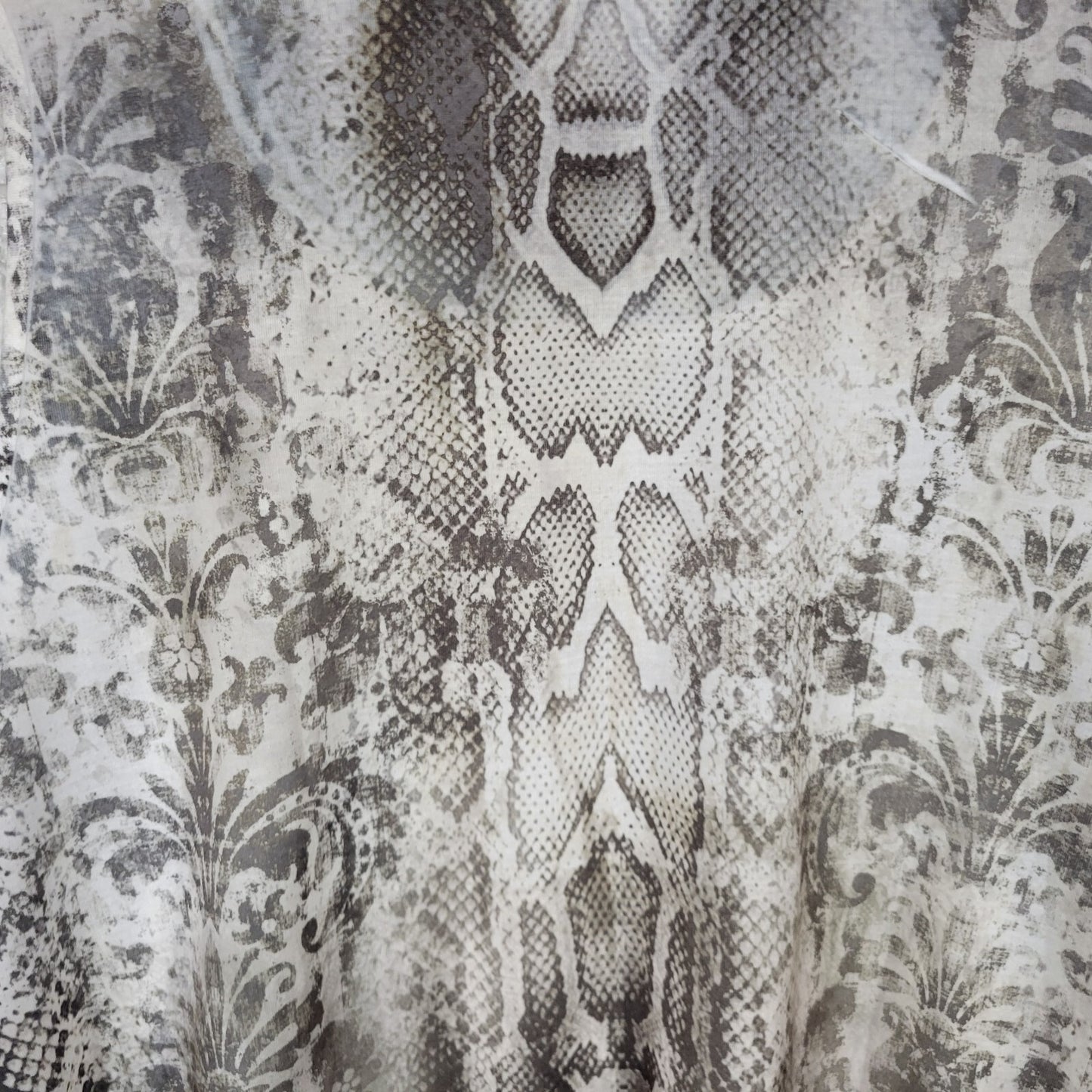 Chicos Womens Top 4 Standard XXL Plus Tank Animal Print Comfy Sequins Polyester