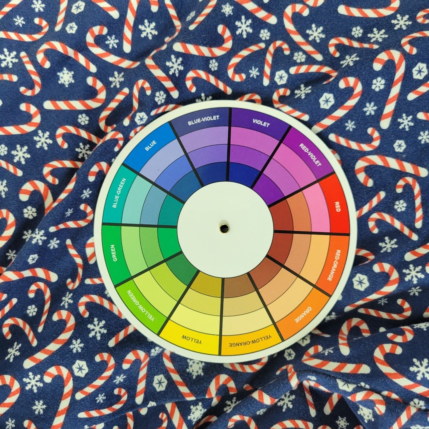 Christmas Womens Pajama Pants XL Pull On Blue Red Candy Canes Holiday Drawstring