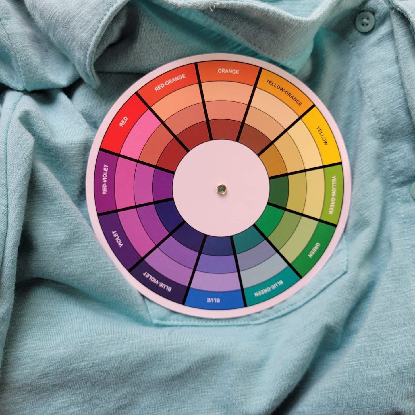 Croft Barrow Women Top 2X Plus Roll Tab Sleeve Blue Cotton Blend Comfy Button Up