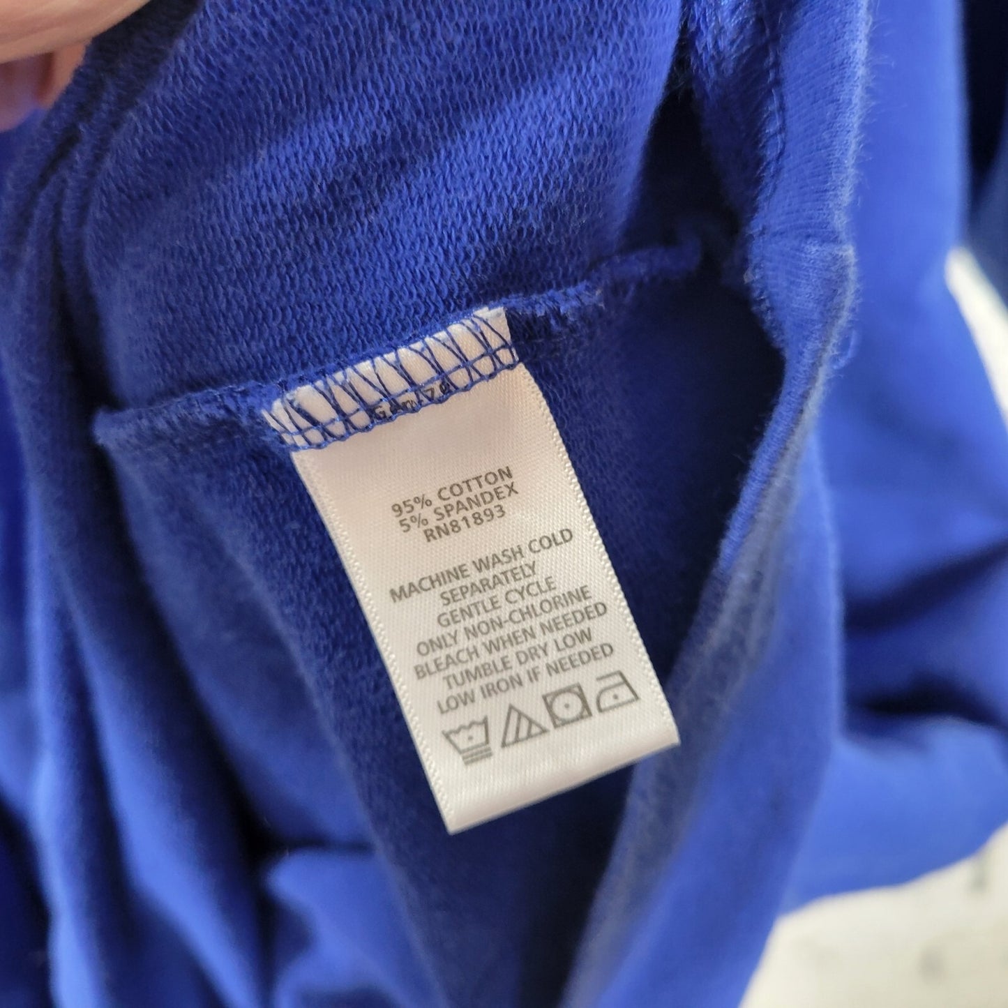 Denim Co Womens Dress Extra Large Mini Sweatshirt Coverup Pockets Blue Comfy